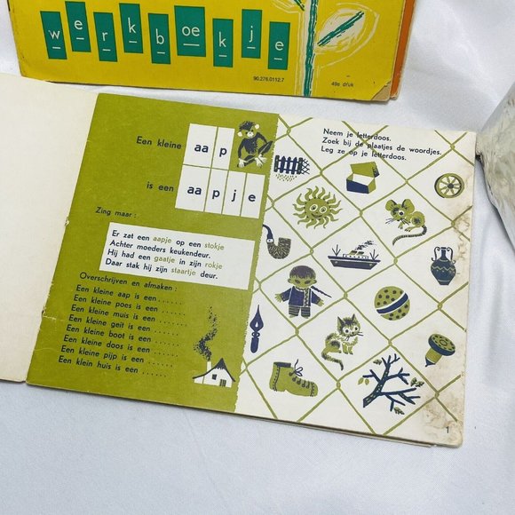 Dutch Language Children’s Safe Learn To Read Vintage Lot 1 2 3 Books F.B. Ceaser - Picture 16 of 16